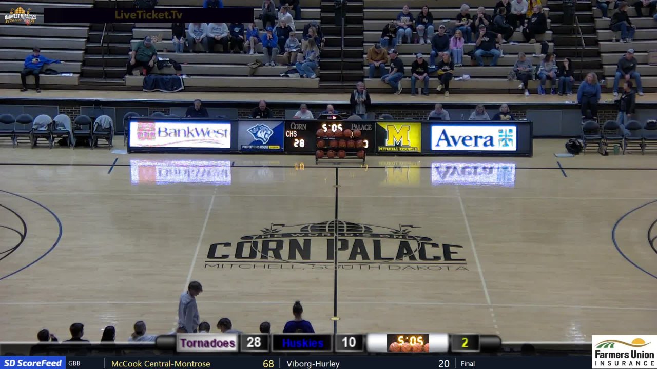 Bridgewater-Emery Huskies vs Centerville Tornadoes (Midwest Miracle) (GBB)