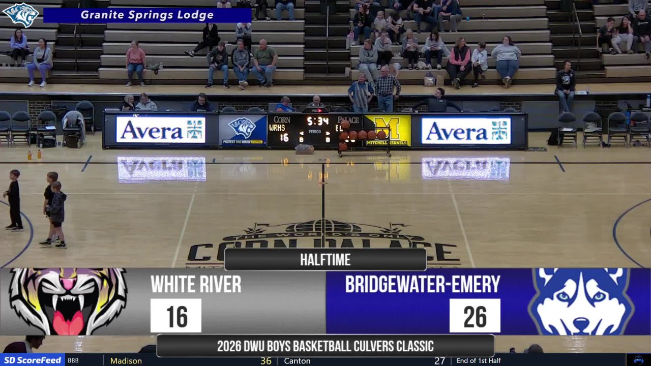Bridgewater-Emery Huskies vs White River Tigers (BBB)