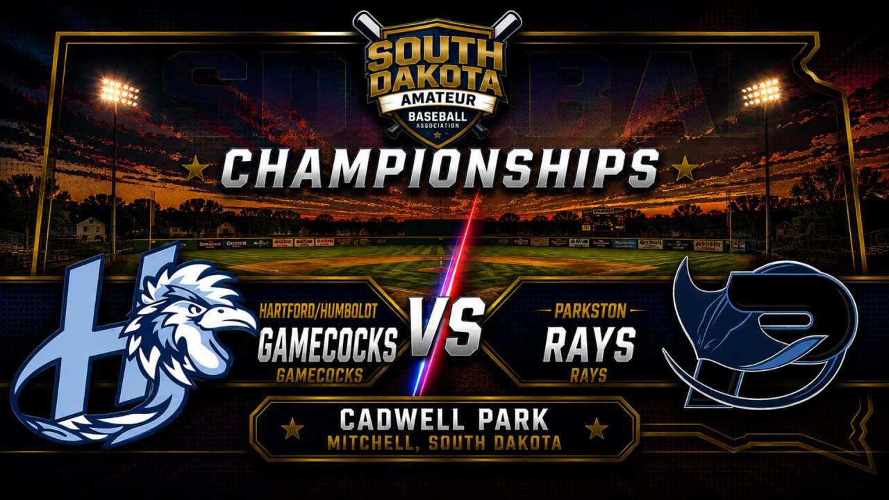 Hartford-Humboldt Gamecocks vs Parkston Rays (SDABA Gm 11)