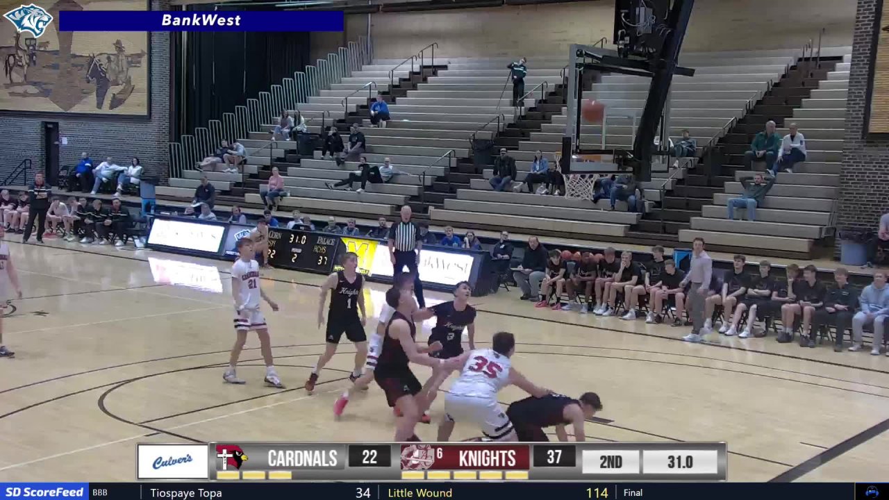 Aberdeen Christian Knights vs Dell Rapids St. Mary's Cardinals (BBB)