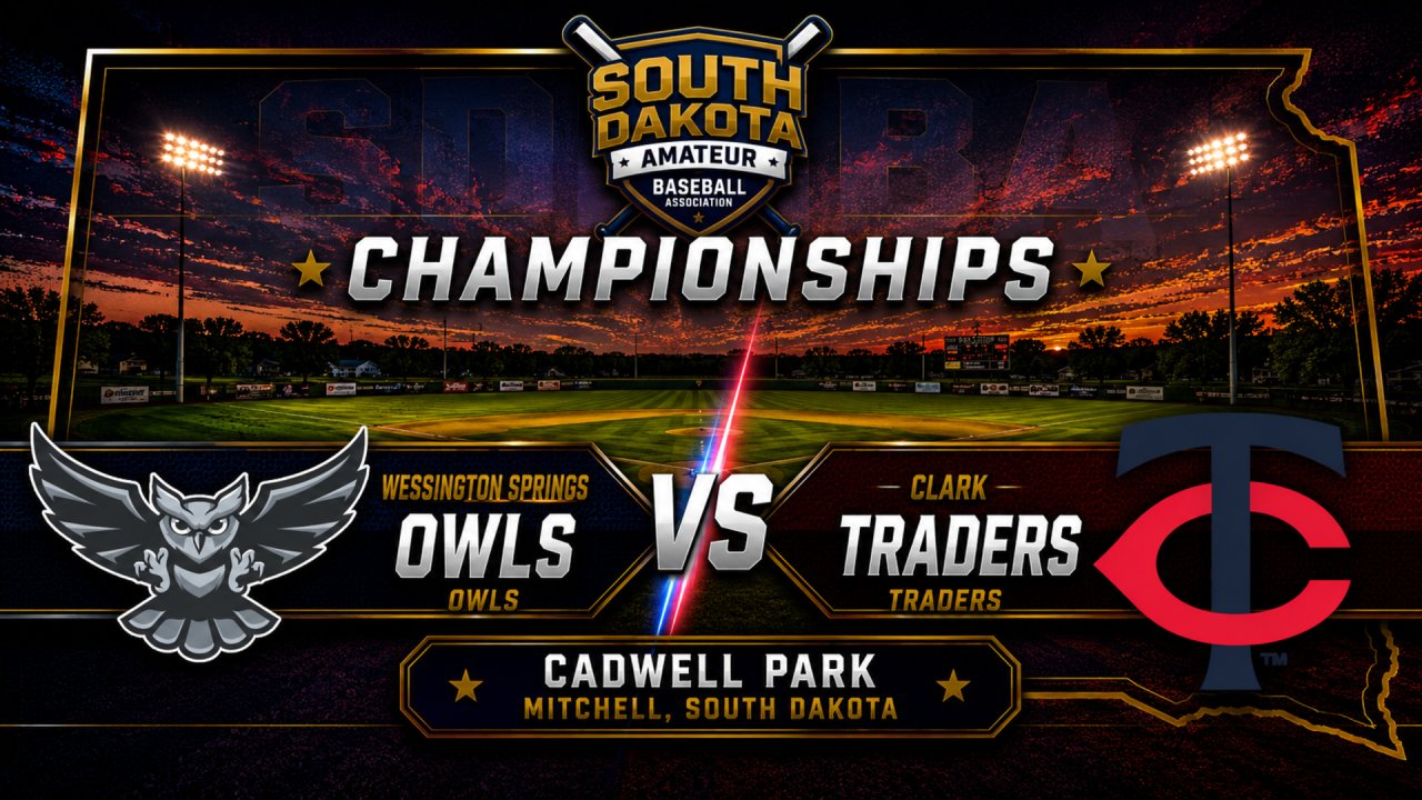Wessington Springs Owls vs Clark Traders (SDABA Gm 9)